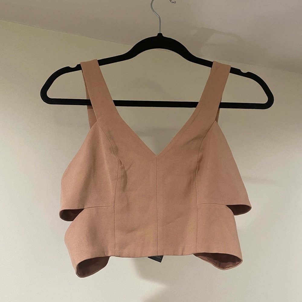 Dolce vita cutout crop top